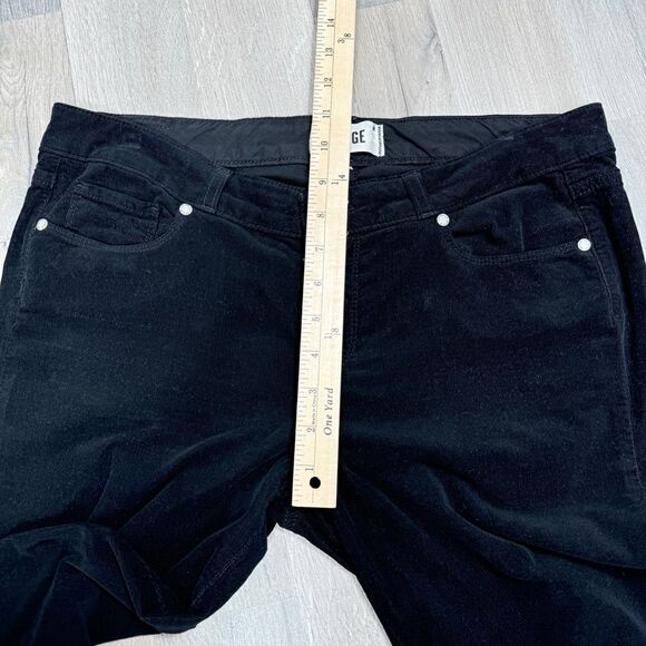 Paige Verdugo Ultra Skinny Velvet Micro Corduroy Jeans Overdye Black 30 - Picture 12 of 14